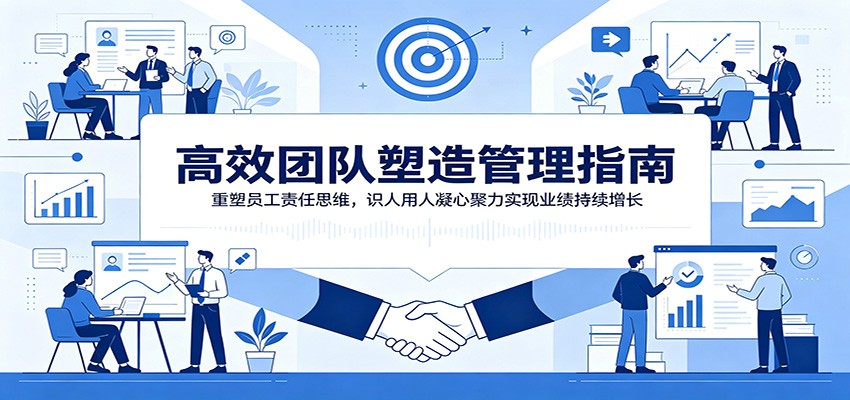 高效团队塑造管理指南:重塑员工责任思维,识人用人凝心聚力实现业绩持续增长-网赚副业网