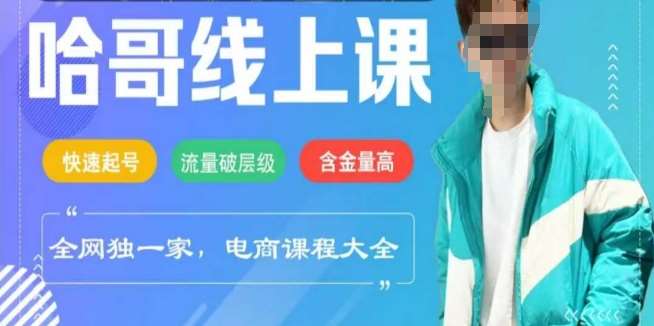 电商线上课程2025年,快速起号,流量破层级,这套方法起号率99%-网赚副业网