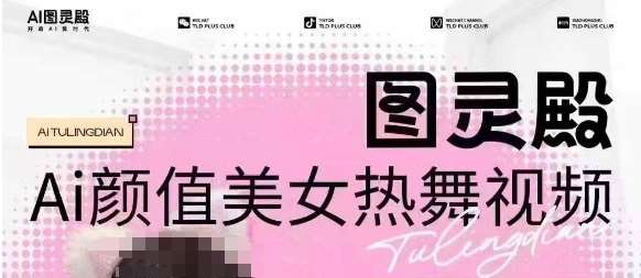 全网首发,原价988图灵殿AI颜值美女热舞视频,云端生图,轻松过原创-网赚副业网