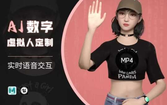 Ai数字人虚拟(智能体)实时语音交互特训营,自行定制超写实角色AI数字人交互技术-网赚副业网
