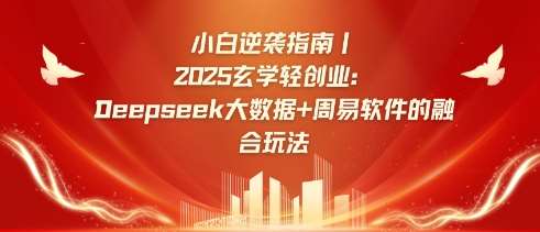 小白逆袭指南,2025玄学轻创业:Deepseek大数据+周易算法的融合玩法-网赚副业网