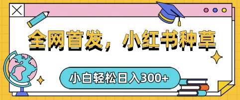 小红书种草,手机项目,日入3张,复制黏贴即可,可矩阵操作,动手不动脑【揭秘】-网赚副业网
