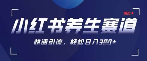 AI+可画生成小红书养生作品,新手暴力起号,矩阵操作,轻松日入3张+-网赚副业网