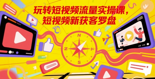 玩转短视频流量实操课,短视频新获客罗盘插图 玩转短视频流量实操课,短视频新获客罗盘插图