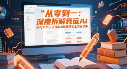 从零到一:深度拆解我运用AI撰写爽文小说挣取首笔稿费的全流程思路-网赚副业网
