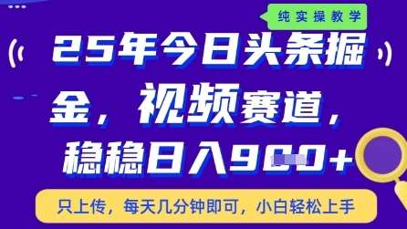 今日头条视频赛道最新玩法,每天十分钟,保底日入9张+【揭秘】-网赚副业网