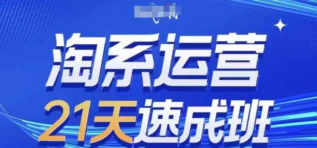 淘系运营21天速成班(更新25年5月),0基础轻松搞定淘系运营,不做假把式-网赚副业网