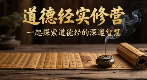 道德经实修营,一起探索道德经的深邃智慧-网赚副业网