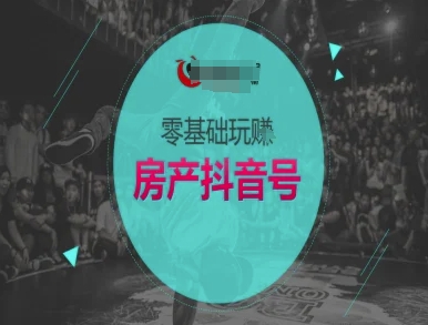 零基础玩转房产抖音号-抖音卖房教程-网赚副业网