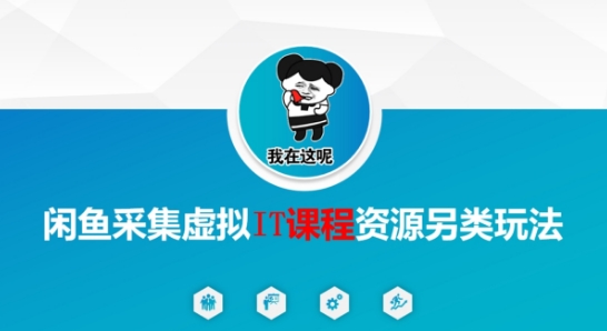 闲鱼采集虚拟IT课程资源另类玩法,干货满满-网赚副业网
