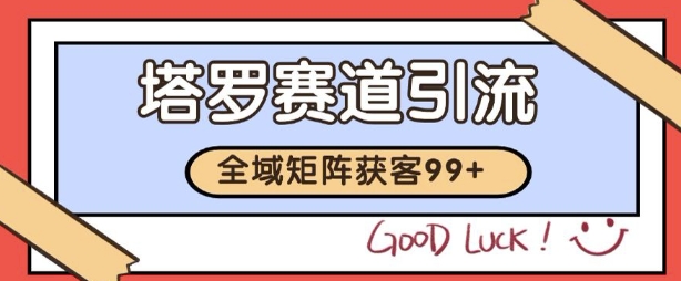 小红书某音塔罗赛道引流获客 自热矩阵日引200+【揭秘】-网赚副业网