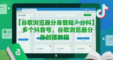 谷歌浏览器分身登陆多个抖音号,谷歌浏览器分身创建教程-网赚副业网