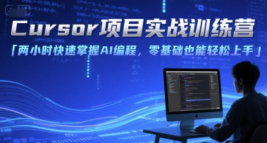 Cursor项目实战训练营,两小时快速掌握AI编程,零基础也能轻松上手-网赚副业网