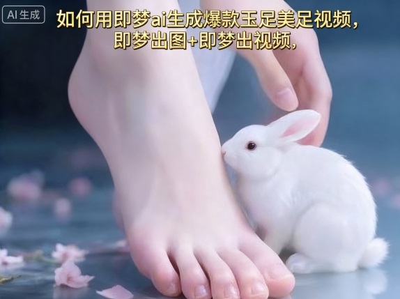如何用即梦ai生成爆款玉足美足视频,即梦出图+即梦出视频,快速涨粉-网赚副业网