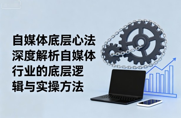 自媒体底层心法,深度解析自媒体行业的底层逻辑与实操方法-网赚副业网