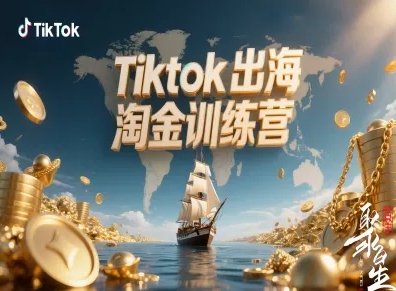 Tiktok出海淘金训练营,跨境电商TK实战变现-网赚副业网