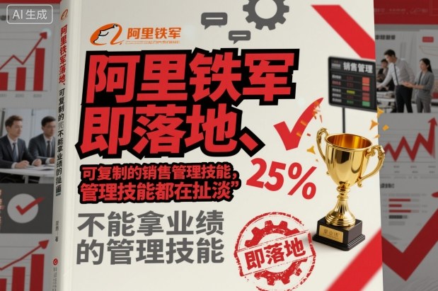 阿里铁军即落地、可复制的销售管理技能,不能拿业绩的管理技能都在扯淡-网赚副业网