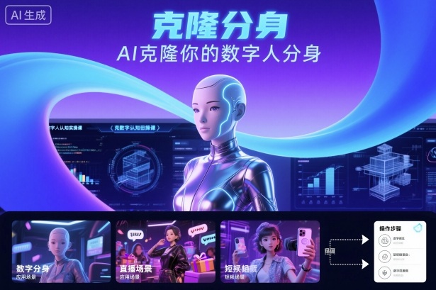 AI数字人认知实操课,克隆你的数字人分身-网赚副业网