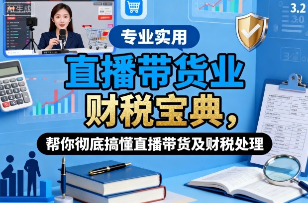 直播带货业财税宝典,帮你彻底搞懂直播带货及财税处理-网赚副业网