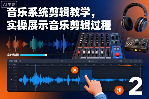 音乐系统剪辑教学,实操展示音乐剪辑过程-网赚副业网