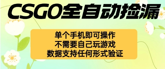 自动挂G捡漏,不用自己挂G不用玩游戏,一个手机即可操作,新手小白轻松月入1W+【揭秘】-网赚副业网