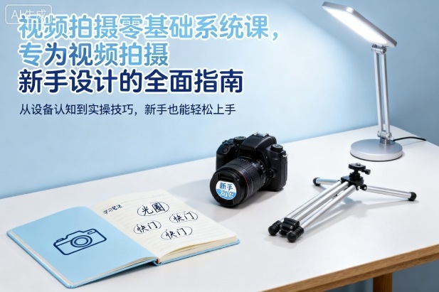 视频拍摄零基础系统课,专为视频拍摄新手设计的全面指南-网赚副业网