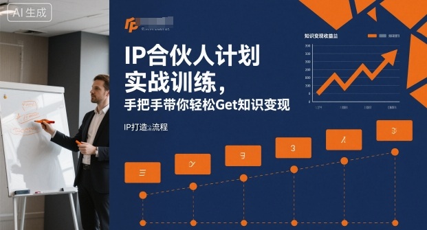 IP合伙人计划实战训练，手把手带你轻松Get知识变现-网赚副业网