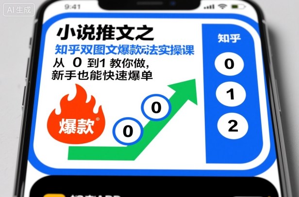 小说推文之知乎双图文爆款玩法实操课,从0到1教你做,新手也能快速爆单-网赚副业网