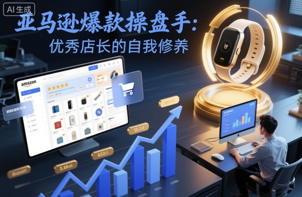 亚马逊爆款操盘手:优秀店长的自我修养-网赚副业网