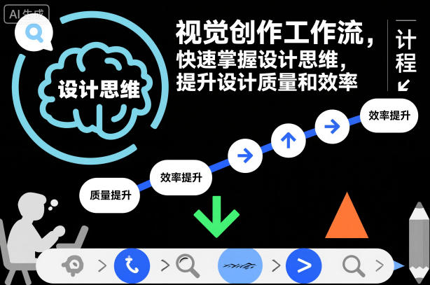 视觉创作工作流,快速掌握设计思维,提升设计质量和效率-网赚副业网