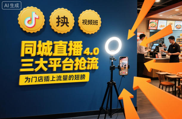 同城直播实操班4.0,三大平台抢流,为门店插上流量的翅膀-网赚副业网