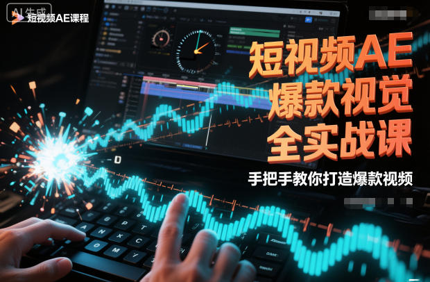 短视频AE爆款视觉全实战课,手把手教你打造爆款视频-网赚副业网