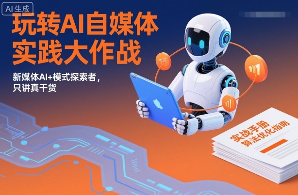玩转AI自媒体实践大作战,新媒体AI+模式探索者,只讲真干货-网赚副业网