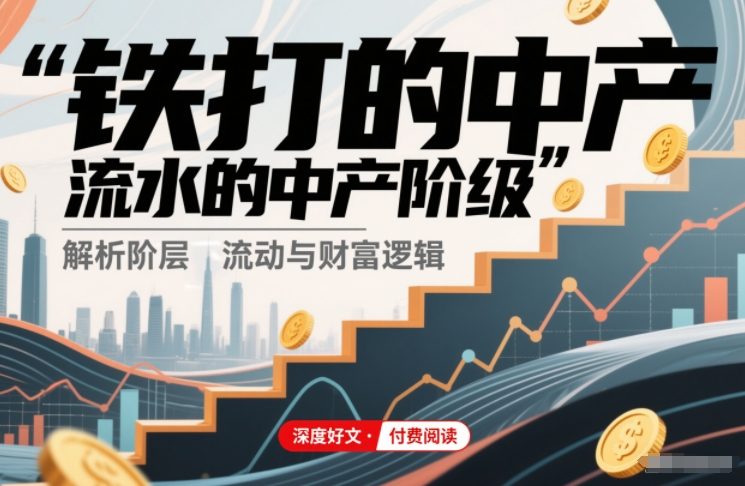 付费文章:铁打的中产,流水的中产阶级-网赚副业网