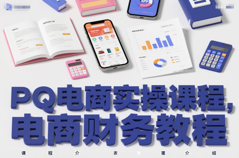 PQ电商实操课程,电商财务教程-网赚副业网