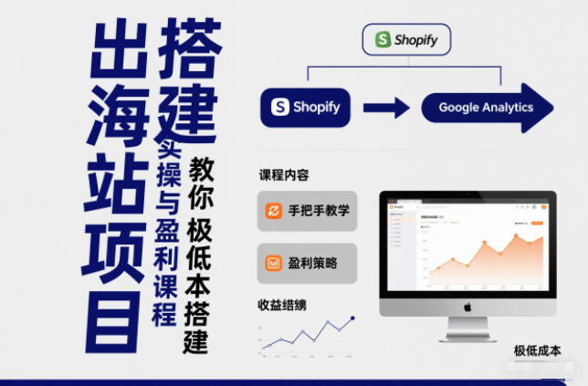 小淘出海站项目,搭建实操与盈利课程,手把手教你用极低成本搭建-网赚副业网