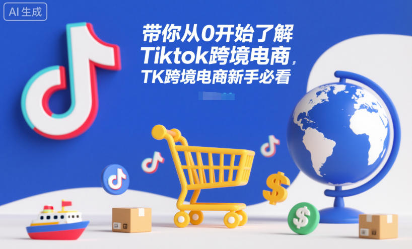 带你从0开始了解Tiktok跨境电商,TK跨境电商新手必看-网赚副业网