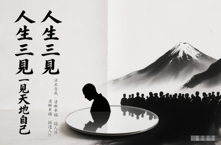 人生三见一见天地见众生见自己,活出自我拥有清晰幸福人生,搞透人性-网赚副业网