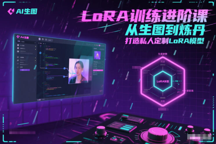 LoRA训练进阶课,从生图到炼丹,打造私人定制LoRA模型-网赚副业网