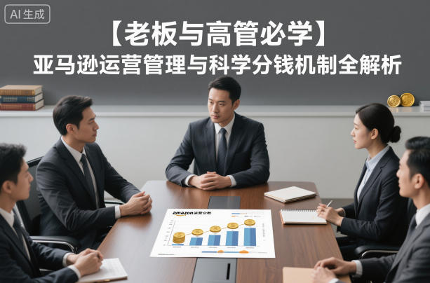【老板与高管必学】亚马逊运营管理与科学分钱机制全解析-网赚副业网
