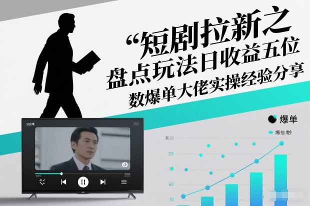 短剧拉新之盘点玩法日收益五位数爆单大佬实操经验分享-网赚副业网