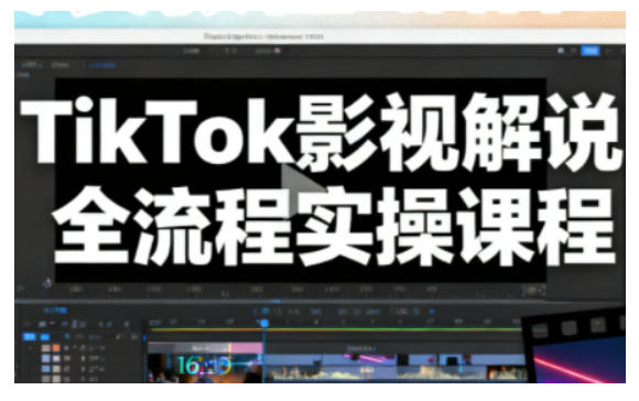TikTok影视解说全流程实操,手把手教你打造TK爆款解说视频-网赚副业网