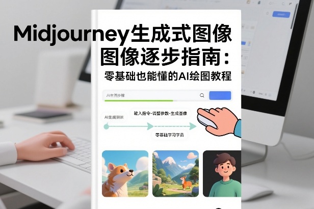 Midjourney生成式图像逐步指南：零基础也能懂的AI绘图教程-网赚副业网