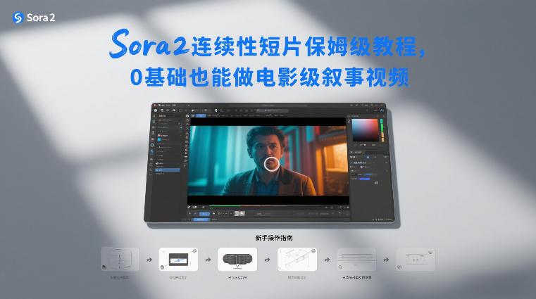 Sora2连续性短片保姆级教程,0基础也能做电影级叙事视频-网赚副业网