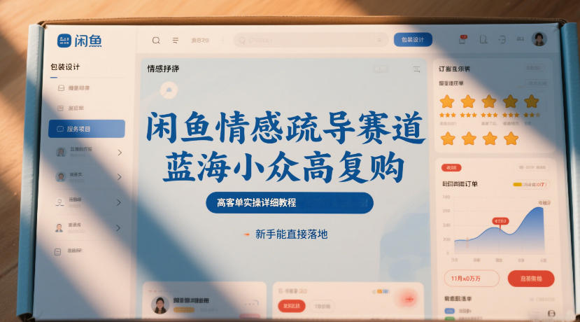 闲鱼情感疏导赛道,蓝海小众高复购,高客单实操详细教程,新手能直接落地插图 闲鱼情感疏导赛道,蓝海小众高复购,高客单实操详细教程,新手能直接落地插图