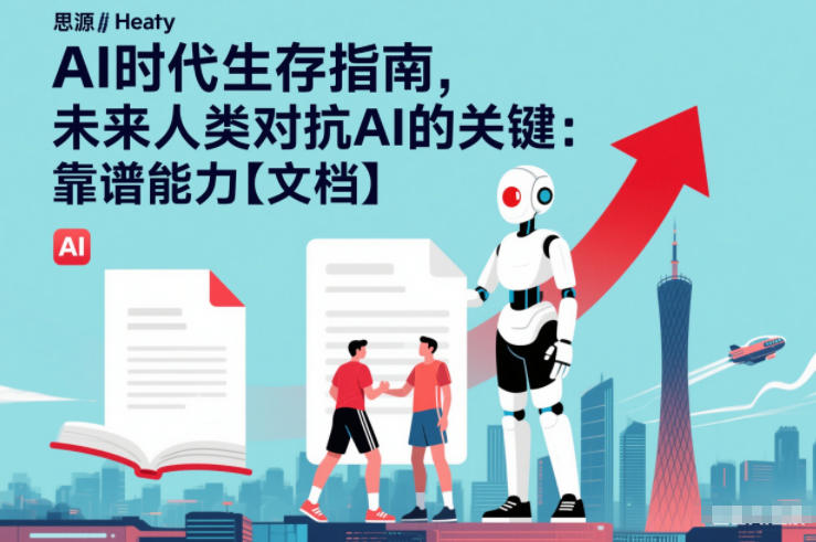 AI时代生存指南，未来人类对抗AI的关键：靠谱能力【文档】-网赚副业网