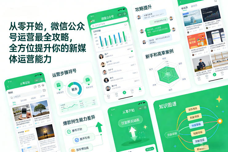 从零开始,微信公众号运营最全攻略,全方位提升你的新媒体运营能力-网赚副业网
