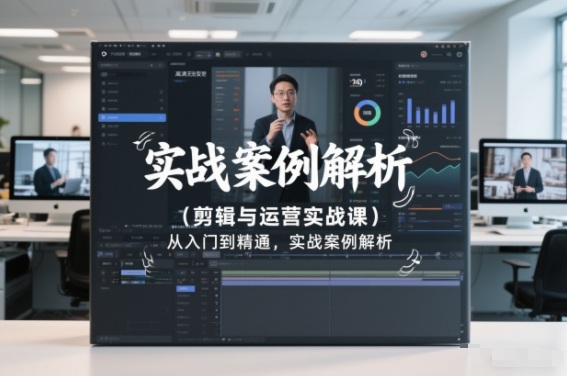 剪辑与运营实战课，从入门到精通，实战案例解析（更新2026）-网赚副业网