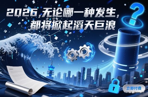 付费文章:2026,无论哪一种发生,都将掀起滔天巨浪-网赚副业网