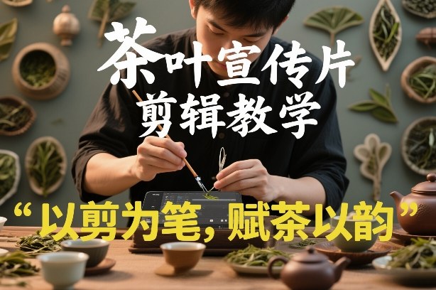 茶叶宣传片剪辑教学,以剪为笔,赋茶以韵,新手也能拍出高级感-网赚副业网